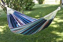Vivere BRAZ212 Amaca Brasiliana, Cotone, 240 x 160 cm, Multicolore Denim Doppia