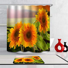 LIYAN Combinazione Bagno. Immagini Chiare E Colori Vivaci Rendono Il Tuo Bagno Pieno di Vita. Accessori da Bagno. Girasole in Fiore.