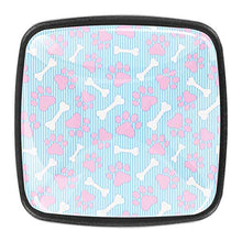 Seamless pattern with animals paws and white bones Pomelli per Porta Set di 4 Pomelli per Mobili Manopole per Cassetti Cucina Armadio Vetro