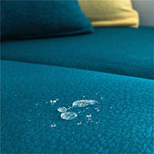 Copriseduta Divano Impermeabile, Copricuscini Seduta, Fodera Coprisedile, Protezione del Cuscino Sedile del Divano Lavabile, Copriseduta Indipendente (Generale 1-posti,Giallo)