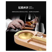 NIHAOA Accessori del Sigaro Bicchiere di Vino Rosso Insieme meringa Bene posacenere Fumo di Sigaro Serie di Sigaro Vetro posacenere