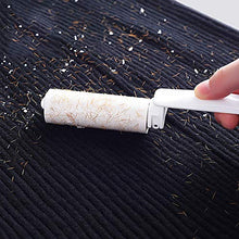 LLQM Portable Sticky Hair Remover, tearable Sticky Hair Roller, Clothes Dust Removal Roller, Dust Paper Roll Brush Hair Remover