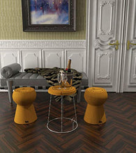 BEAT COLLECTION Champagne 2 - Sgabello, 55 x 39 x 51 cm, Colore: Marrone, metallo, 1 pezzo