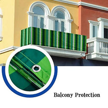 YUNSHAO Recinzione Copertura per Balcone Protezione della Privacy Schermo in Polyster Senza Viti Permeabile per Estate ed Inverno Opaco,90 x 500cm