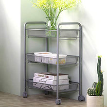 &ripiano di stoccaggio Rack Storage Cucina, delle famiglie multifunzione mobile con ruota a 3 strati da terra Magazzinaggio Scaffale di finitura