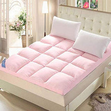 YOLL Pieghevole Futon Materasso Matrimoniale Singolo da Terra Tatami stuoie, Portatile Trapuntato Stile Giapponese Futon Rilievo di Materasso Materasso resistente traspirante/pink /