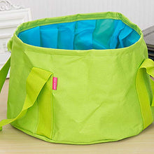 unknow Xianzhengfu - Vasca da bagno portatile da viaggio, pieghevole, per campeggio, picnic, lavaggio, verde
