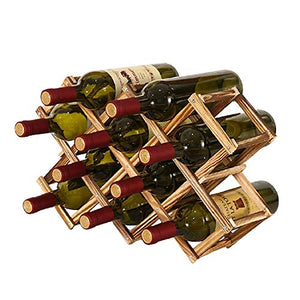 Scaffale Per Vino Scaffale Per Vino Impilabile In Legno Portabottiglie Da Tavolo Pieghevole Supporto Per Bottiglia Di Vino Da Appoggio Scaffale Di Stoccaggio Per Mobili Da Cucina Di Casa ( Color : 6 )