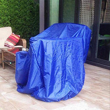 YULIAN Mobili da Giardino Combustibili Impermeabili, Copertura per mobili da terrazza Oxford Tessuto Schermo Solare Schermo Solar Impermeabile Serie e Sedia Serie, Personalizzabile, Blu, 1x.
