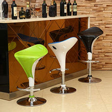 LXYPLM Sgabello Sedie Bar Barstools Regolabile Girevole banco Bar Sedie Sedile, casa Bar ozio Creativo Alti sgabelli cromata poggiapiedi e Base Arredo Bar Cucina (Color : C)