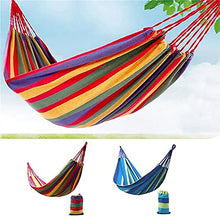 Amaca Da Esterno Arcobaleno Tempo Libero Amaca Portatile Tela Ultralight Giardino Sport Casa Viaggio Amaca Da Campeggio 280 * 150 Cm Bluewithstick