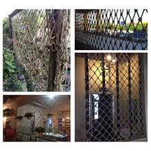 WEIFAN Reti di Juta Canapa reti per laghetti/Protezione di Sicurezza Corda Intrecciata per Balcone/ringhiera per Balcone Recinzione di Sicurezza per Scale Decorazione reti a Rete/Amaca da Arrampicata