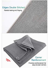 Telo Ombreggiante, 90% Panno for Parasole Sunblock Grigio - Paralume Resistente ai Raggi UV for Copertura Piante, Serra, fienile o canile (Size : 2m x 3m)