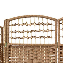 Relaxdays 10020068_126 Divisorio/Paravento, Legno, Naturale, 2x180x179 cm