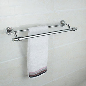 MBYW Portasciugamani Moderno Minimalista Portasciugamani Elegante per Il Bagno di Moda Portasciugamani da Bagno placcati in Oro a Doppio palo portacamicie in Rame  Adatto per Bagno,Cucina, Ufficio