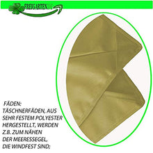 fregaren.de - Tetto di ricambio per gazebo 330 cm x 330 cm, sabbia anticata, impermeabile, materiale: Panama PCV Soft 370 g/m², extra forte, modello 10 (beige)