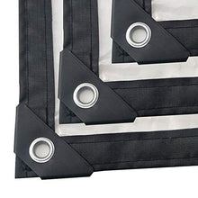 MTYLX Outdoor Multifunzionale Incatramata, Clear Impermeabile Heavy Duty Che Copre la Pioggia Plastica Panno Film Anti-Aging Isolamento Del Pe, Spessore 0.13Mm,Nero,3X3M