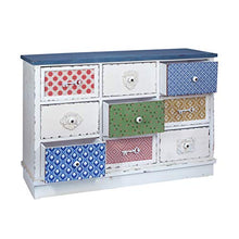 SIGRIS Decor and Go - Mobile cassettiera con 9 cassetti, mobile ausiliare collezione Romantico DG20023