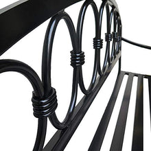 Panche Da Giardino Patio Con Giardino, Mobili Metallo Panchine Tempo Libero All'aria Aperta, Panche Telaio In Acciaio Con Braccioli E Schienali Cavi, Per Le Piazze Di Strada Cortile Porticato