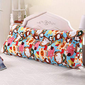 JTZR Cuscini Schienale Triangolare con Zeppa sul Comodino Cuscino Schienale Tridimensionale Cuscino Grande Testiera for Letto Tatami Cuscino Schienale for Lettura Cotone PP Lavabile-120 * 20 * 50cm