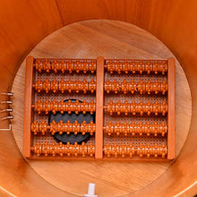 Vasca per pediluvio Vasca per piedi in legno Massaggio per fumigazione Massaggio durevole Vasca per piedi Natura Idromassaggio Massaggio plantare Spa Sauna Bagno (dimensioni : 700mm)