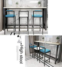 Sgabelli da bar moderni Sgabelli da bar Tempo libero Sgabello alto Sedia da pranzo moderna Cucina contatore Sedia Prima colazione Sedia da bar Finta Pelle Sedile imbottito Gambe in metallo Carico ma