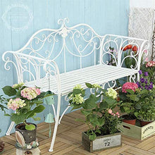 Mensola per vasi da fiori per piante Giardino da giardino terrazza da giardino Panca in metallo esterno in metallo esterno, sedie antichi sedie e stand floreali in ghisa, una panchina del portico rila