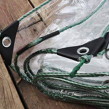 GYYARSX Teloni Trasparente Telone Copertura per Tettoia per Piante da Balcone in PVC Addensato per Serre, Spessore 0,3mm, 40 Misure (Color : Clear, Size : 6.0X6.0M)