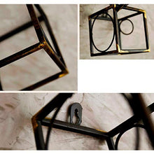 Portabottiglie da Parete in Metallo Bronzo 5 Bottiglie per ristoranti Bar Decorazione Domestica Quotidiana Portabottiglie da Vino 79 * 18 * 18 cm Singolo