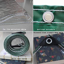 Telo trasparente Copertura vegetale trasparente telo di plastica PVC telone impermeabile con perforazioni, parapioggia for la copertura di fiori e piante balcone, 420g / mq (Size : 2 * 2m)