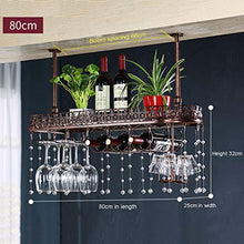 Gqq @ Portabottiglie Materiale in Ferro battuto Creativo Europeo Portabottiglie da Appendere Portabottiglie Portabicchieri Appeso Portabicchieri da Vino Capovolto Decorazione della casa Telaio in
