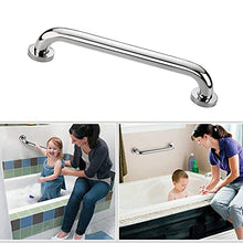 KiKiHong Maniglione Doccia Bagno Maniglione di Sicurezza Acciaio Inossidabile Maniglione Bagno per WC, Bagno, Cucina (30cm)