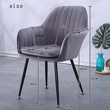 ZXZY Tempo Libero Robusto Sedie Lato Velluto Imbottito Cuscino Sedia Classica con L'Oro Gambe Carino Scrivania Sedie for La Cucina Soggiorno Camera da Letto Moderno (Color : Light Blue)