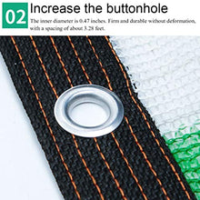 Rete ombreggiante Panno ombreggiato criptato al 90%, Resistente al Sole, Resistente ai Raggi UV, per Prato da Giardino, Balcone Protezione del Sole