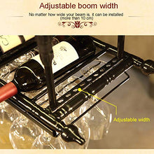 Wine Rack Gqq @ Portabottiglie da Soffitto Portabicchieri Sospeso Supporto per Vetro A Parete Scaffale di Vetro del Vino Rosso Capovolto Bar Supporto per Calice Porta Calici per Cucina da Bar