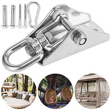 ffu Gancio, Gancio in Acciaio Inox, Fibbia Fissa Altalena Ad Alta Resistenza, Sedia Sandbag Sollevamento Accessori Hardware