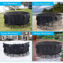 YULIAN Mobili da terrazza Coperture Impermeabili 260x90 cm, mobili da Giardino Tavolo da Parati, Robusta mobili da Giardino Resistenti robusti Anti-UV Resistenti al Cibo Cibo Esterno sedie da Ta.