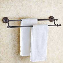 Portasciugamani nero rame portasciugamani doppio palo bagno hardware bagno americano bagno ciondolo portasciugamani 50cm