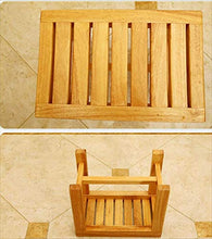 MGMDIAN Sgabello da Bagno Piccolo in Rovere Vecchio Antiscivolo Sgabello da Bagno con Doccia Sedile Doccia Accessori da Bagno