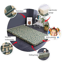 YANGLY 4 Materassi Multi-Funzione Fold Spugna Pieghevole Pad Amovibile E Lavabile for Mat Pausa Pranzo, della Stuoia del Gioco, Tatami, Letto A Castello (Color : Pink, Size : 35x75inch)