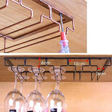 LLT Wine Rack, Cremagliera Della Decorazione Della Parete Della Novità, Wine Rack Ripiano in Vetro Calici Goblet Rack Sotto Mensola Ferro Rivestimento Attaccatura Del Supporto Di Cremagliera Di Bronz