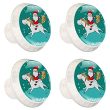 Maniglie per cassetti Manopole per cassetti Manopole rotonde Confezione da 4 per armadietto, cassetti, cassettiere, cassettiere ecc - Natale