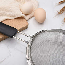UPKOCH setacci da Cucina in Acciaio Inossidabile a Maglia fine con Manici Antiscivolo Accessorio da Cucina Misura 18 Pollici