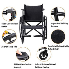 Sedie A Rotelle Leggere per Adulti - Forniture Mediche - Drive Medical Walker - Poggiagambe Sollevabili per Un Comfort Extra, Nero A