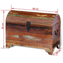 XINGLIEU Baule portaoggetti, Baule portaoggetti in Legno, Tavolo supplementare, 60 x 30 x 45 cm