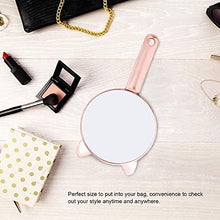 No/Brand Specchio per Il Trucco delle Mani Carino Simplicity Specchio da Viaggio Portatile MakeupTool Specchio con Lente d'Ingrandimento Multifunzione alla Moda