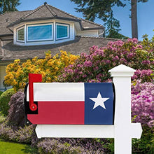 Texas Stato Bandiera della Posta Copre Postale Magnetica Grande Casella Di Lettera Involucri Giardino Giardino Cantiere Decorazione Casa Dimensioni Oversize 64,8 X 53,3 cm