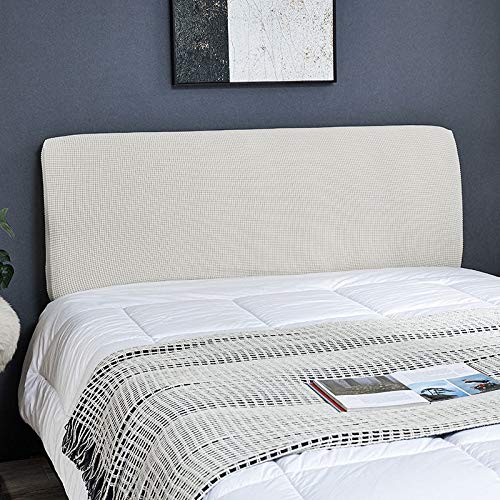 Copritestata Letto Matrimoniale Singolo, Elastica Protezione Cover Antipolvere in Singolo/Doppio all-Inclusive Cotone Testata Letto Lavabile per Decorazione Camera Letto