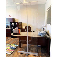 WAWB Schermo A Distanza Sociale, Divisorio Protettivo in PVC Ad Alta Trasparenza, Protezione E Schermo, 800 X 2000 Mm