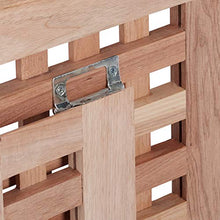 Relaxdays 10021328 Tavolino da Salotto, Pieghevole, Legno Noce, Quadrato, HxLxP: 40,5 x 33 x 33 cm, Marrone Chiaro
